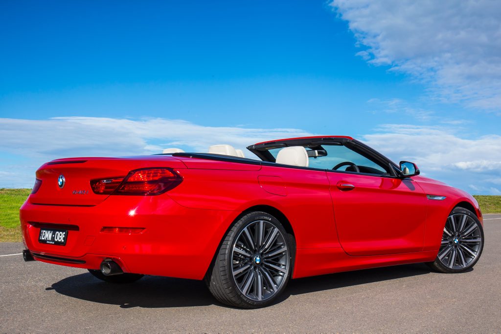 The BMW 640i Convertible. The BMW 640i Convertible.
